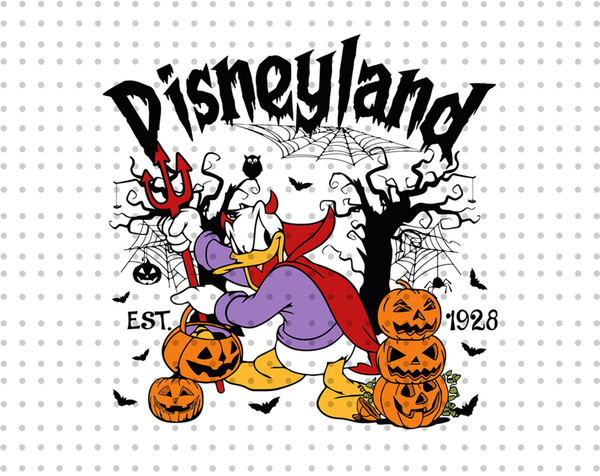 Retro Halloween Svg, Duck Halloween Svg, Trick Or Treat Svg, Halloween Pumpkin Svg, Spooky Vibes Svg, Boo Svg, Fall Svg, Halloween Shirt Svg - 1.jpg
