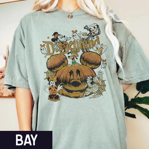 Retro Disneyland Halloween 2 Side Shirt, Disneyworld Halloween Shirt, Halloween Matching Shirt, Spooky Season Shirt, Disney Trip Tee - 3.jpg