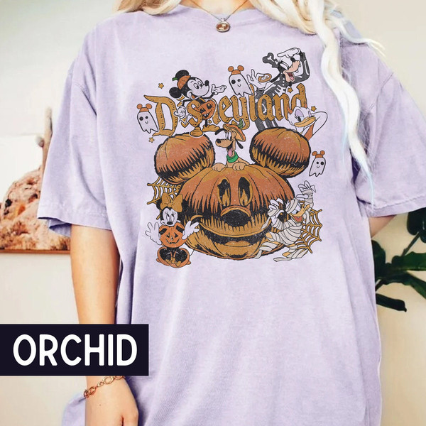 Retro Disneyland Halloween 2 Side Shirt, Disneyworld Halloween Shirt, Halloween Matching Shirt, Spooky Season Shirt, Disney Trip Tee - 4.jpg