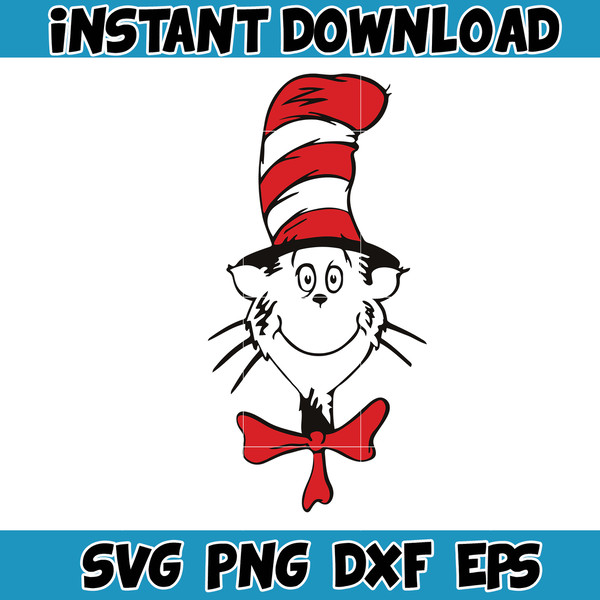 Dr Seuss Svg, Cat In The Hat SVG, Dr Seuss Hat SVG, Green Eggs And Ham Svg, Dr Seuss for Teachers Svg, Cricut, Thing Svg (353).jpg