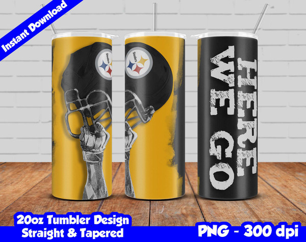 Steelers Epoxy Tumbler 