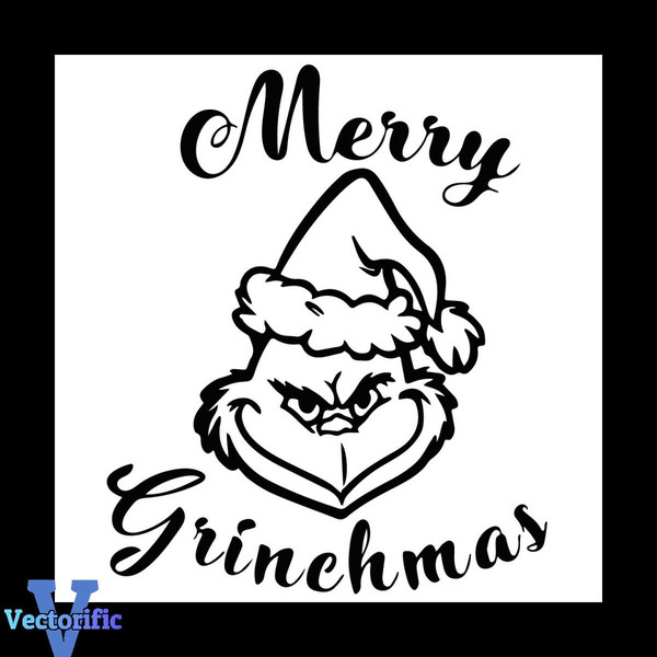 Merry Grinchmas Christmas Svg, Christmas Svg, The Grinch Svg - Inspire  Uplift