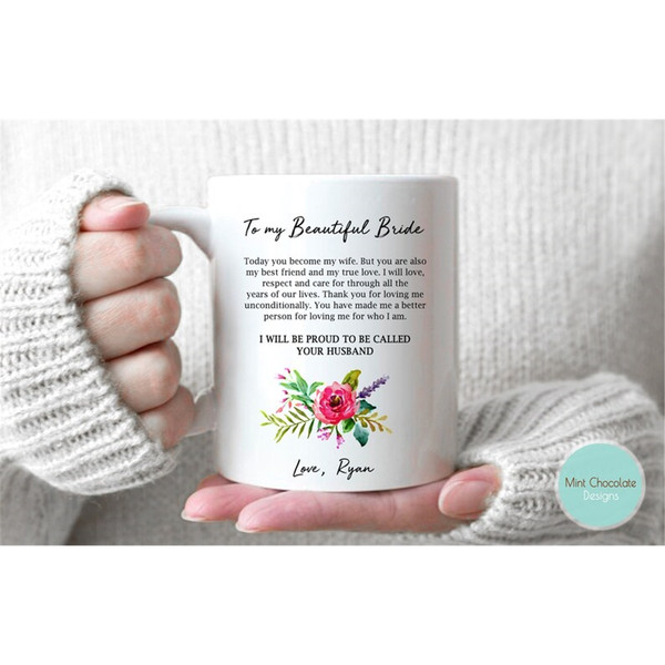 To My Beautiful Bride - Wedding Gift For Bride, Gift For Bri - Inspire  Uplift