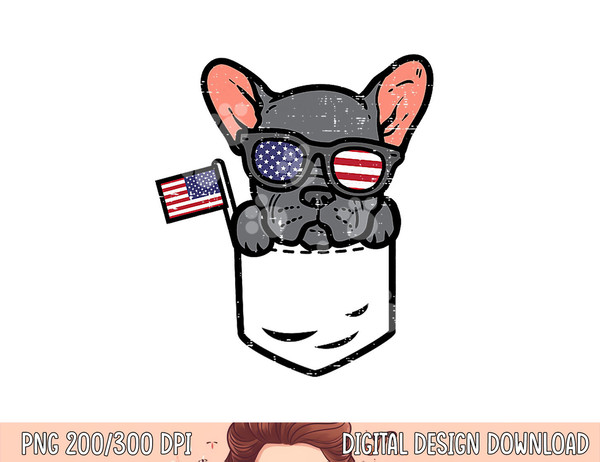 French Bulldog Pocket Frenchie American USA 4th Of July Dog  png, sublimation copy.jpg