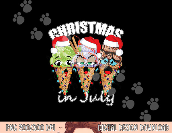 Funny Christmas in July Summer Icecream png, sublimation copy.jpg
