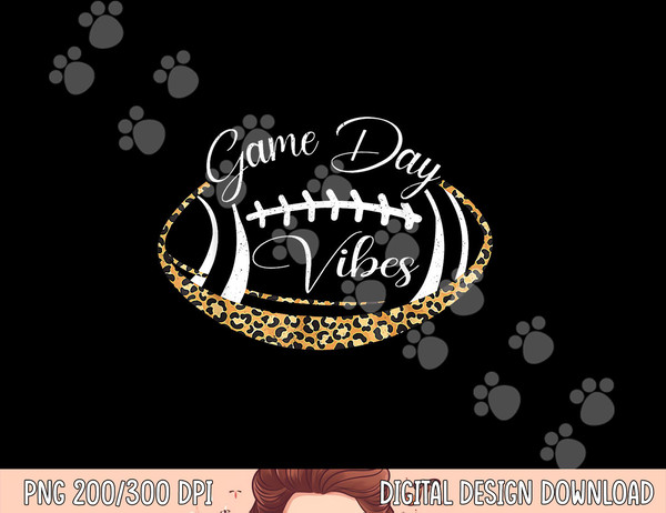 Funny Football Game Day Vibes Football Mom Leopard Women png, sublimation copy.jpg