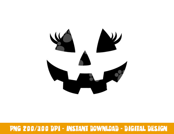 Jack O Lantern Eyelashes Pumpkin Face Halloween Women Girls  png,sublimation copy.jpg