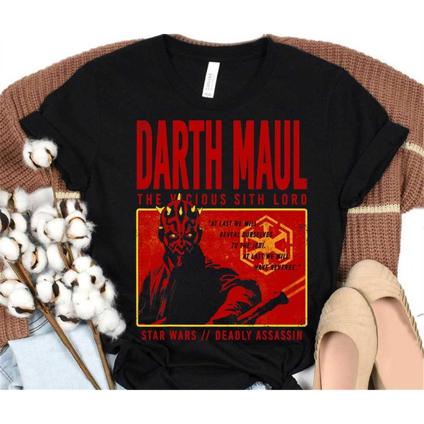 Star Wars Halloween Darth Maul The Vicious Sith Lord T-Shirt