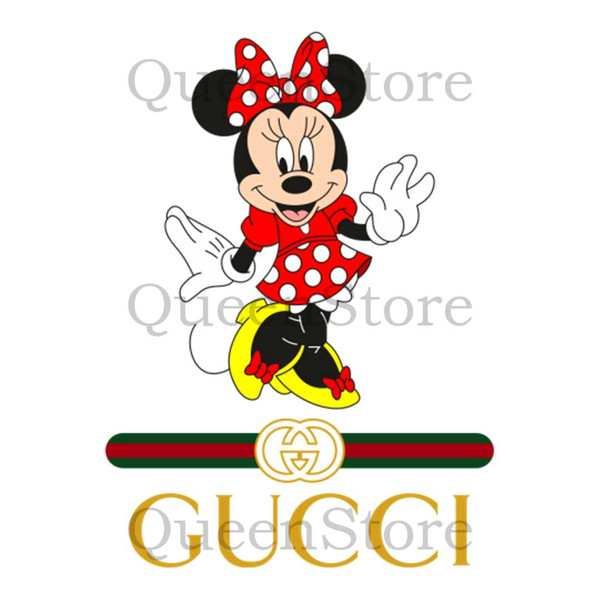 Gucci Minnie Mouse Logo Svg - Inspire Uplift