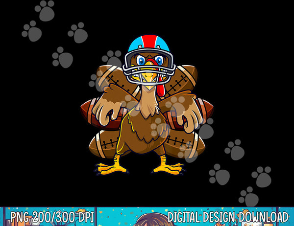 turkey football player cartoon clipart