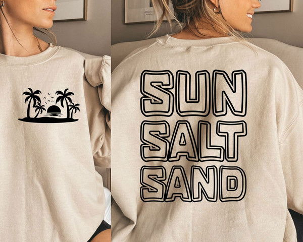 sun salt sand svg, summer svg, beach svg, vacation svg ,Dxf, Png, Eps, jpeg, Cut file, Cricut, Silhouette, Print, Instant download - 2.jpg