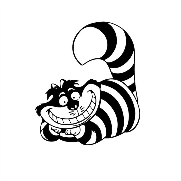 Cheshire Cat Grinsekatze Alice in Wonderland - Plotter File