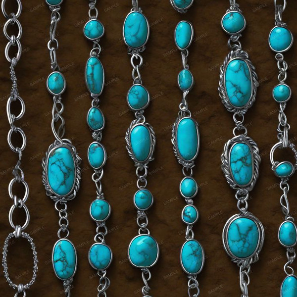 Turquoise Bracelets on Brown Leather 43.jpg