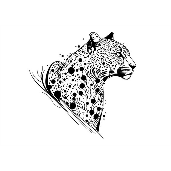 LEOPARD HEAD SVG, Leopard Clipart, Leopard Head Svg Cut File - Inspire ...