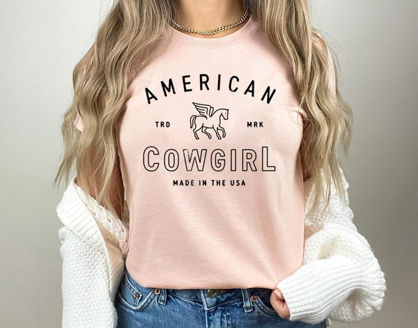 American Cowgirl shirt, cowgirl shirt, Country Girl Shirt,  cowboy shirt,  rodeo shirt, Howdy Shirt, texas sweatshirt, Western Graphic Tee, - 4.jpg