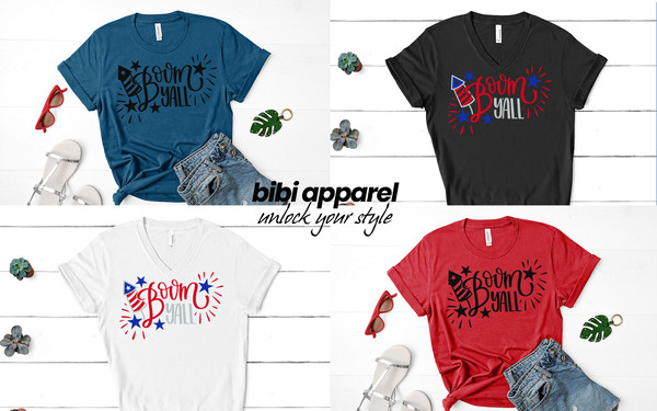 Boom Y’all T-shirt -firework boom T-shirt-Fourth of July shirt -boom yall 4th of July shirt-Sparkler Shirt- July 4th shirt - Firework July 4 - 2.jpg