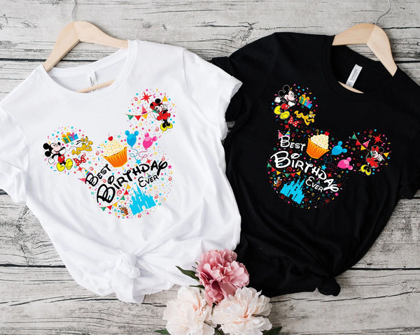 Disney birthday, Minnie birthday, Mickey birthday, Best Birthday shirt, Disney matching,  disneyworld shirt, disney park shirt, Mickey ears - 1.jpg