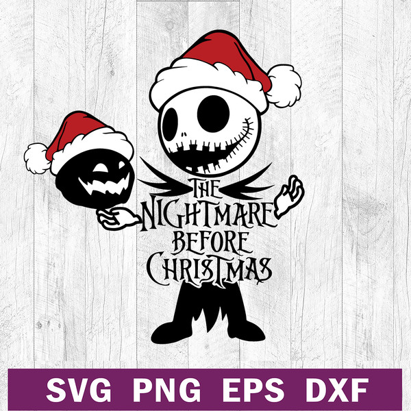The nightmare before christmas SVG