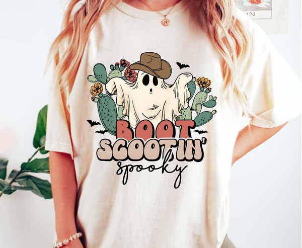 Boot Scootin’ Spooky PNG-Western Halloween png,Western ghost png, - 2.jpg
