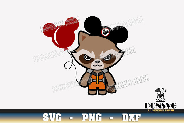 Rocket-Raccoon-with-Mickey-Hat-SVG-Disney-Balloon-Mouse-Ears-png-Design-Guardians-of-Galaxy-Cricut-files.jpg