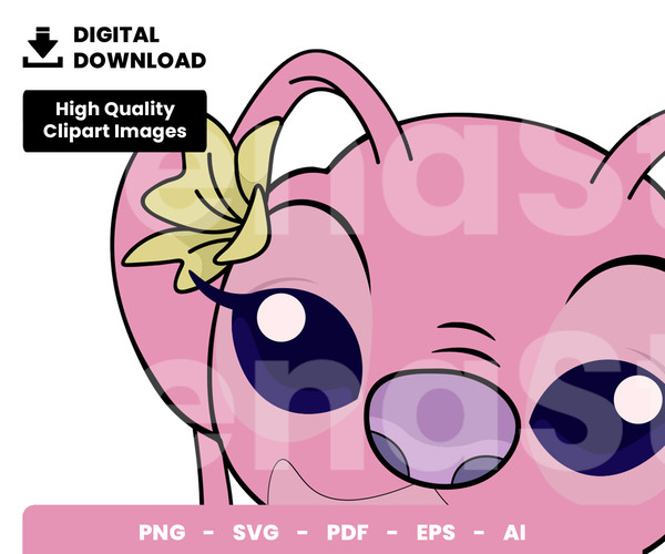 03 Clipart – Baby Stitch 02 – eclipArtCo