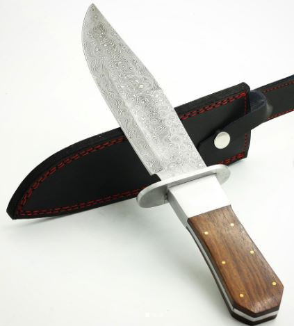 Damascus Hunting Knife.JPG