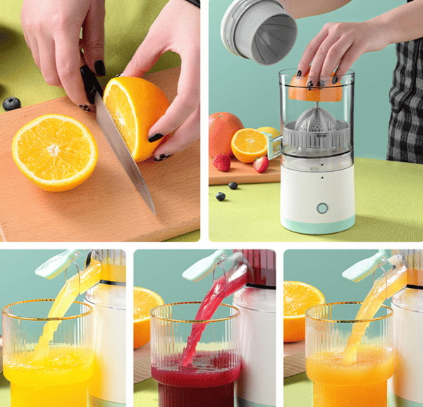 Wireless Portable Electric Juicer 45W Juice Separation USB Rechargeable  Multifunctional Household Juice Machine Mini Juicer Cup