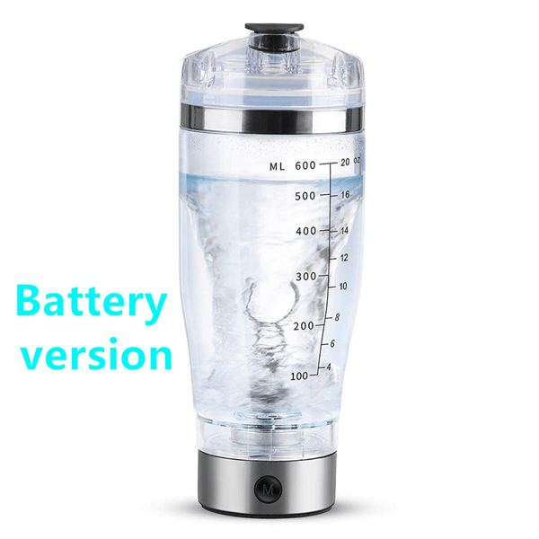 600ml Electric Protein Shake Stirrer USB Shake Bottle Milk Coffee Blender  Kettle Sports And Fitness Charging Electric Shaker Cup - AliExpress