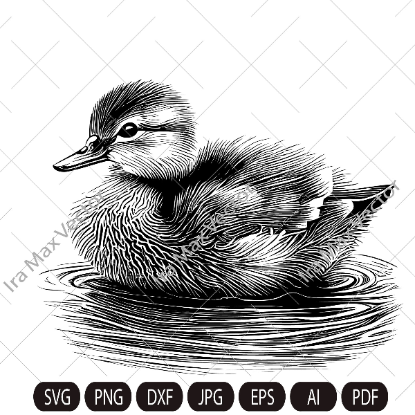 Baby Duck svg, Duckling svg