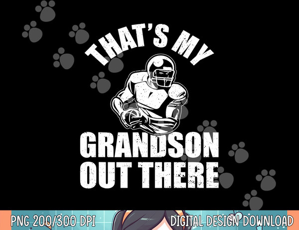 That s My Grandson Out There Football Shirt Grandpa Grandma png, sublimation.jpg