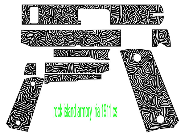 1911 rock island armory full seamless abstrac pattern svg laser Engraving, cnc cutting vector file s.jpg