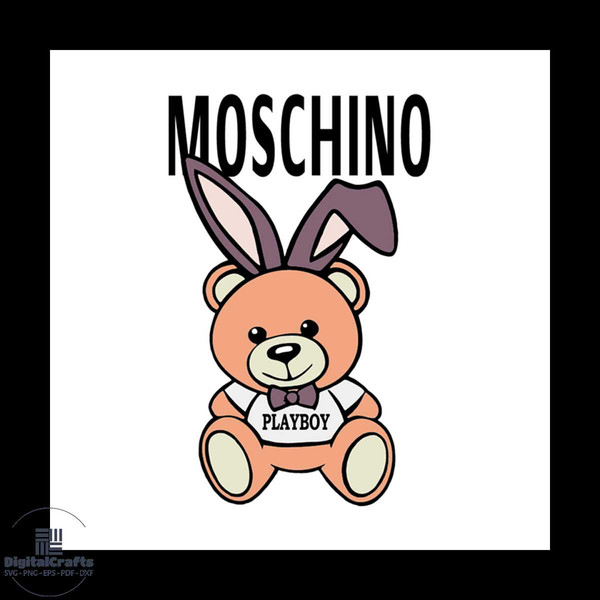 Moschino Bear Svg 