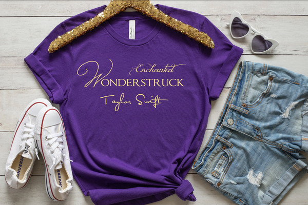 Wonderstruck Enchanted Taylor Swift Tshirt The Eras Tour Merch Speak Now Shirt Taylor Swift Enchanted Wonderstruck Perfume Swiftie Outfit - 1.jpg