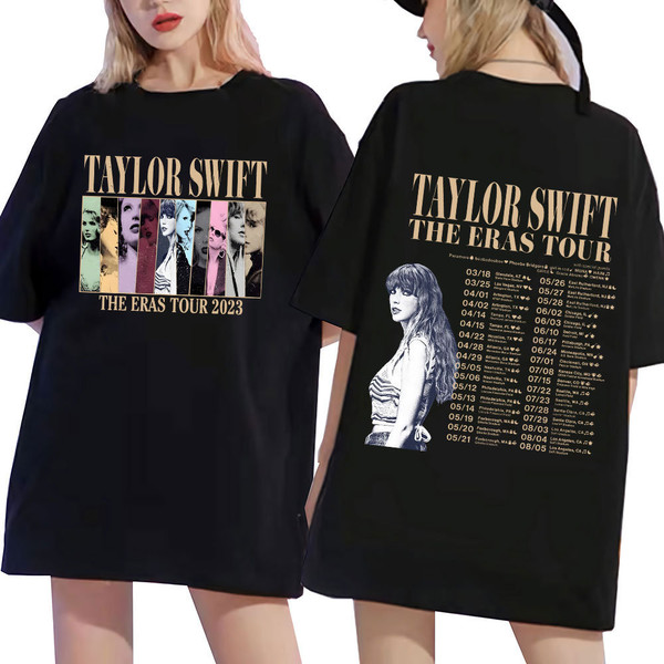 Taylor Swift The Eras Tour T-Shirt: Taylor Swift 2023 World 