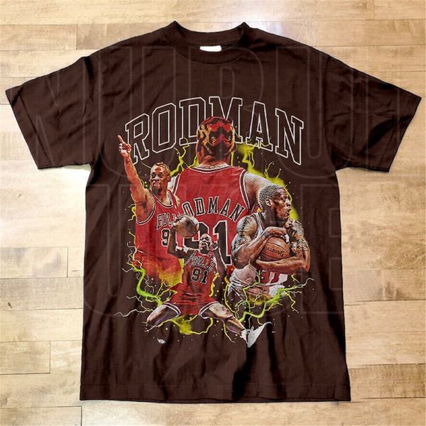 Dennis Rodman Vintage Shirt, Basketball Shirt, 90s Men's Wom - Inspire  Uplift