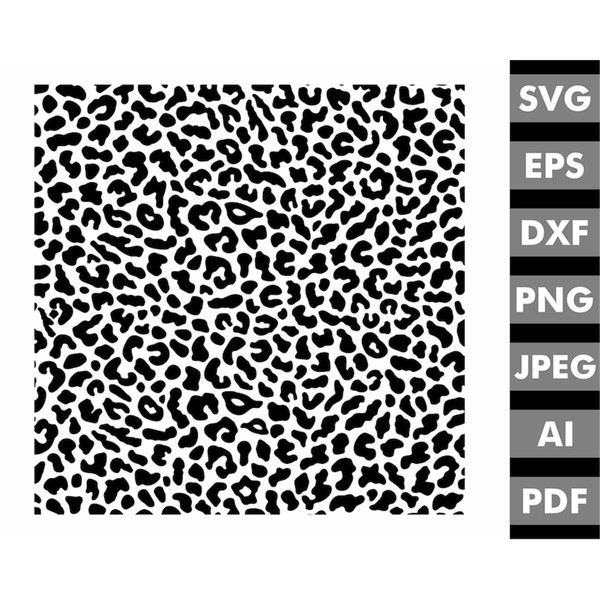 Leopard Print Pattern Svg, Cheetah Print Svg, Jaguar Print S - Inspire ...