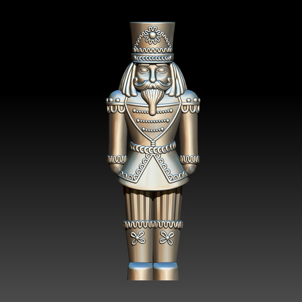 3D STL Model file Christmas toy for the Nutcracker holiday