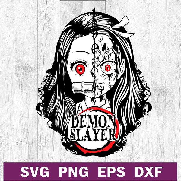 Demon Slayer Nezuko Kamado SVG