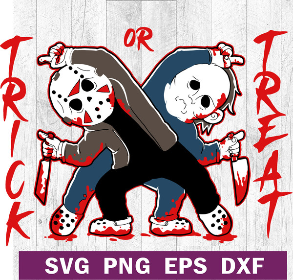 Trick or treat Jason voorhees SVG