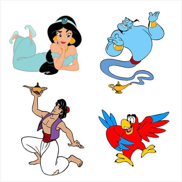 Aladdin and Abu svg, Abu svg, Disney Aladdin svg, princess J - Inspire  Uplift