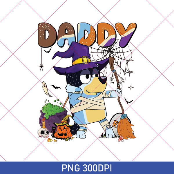 Bluey Halloween Daddy PNG, Bluey The Nightmare PNG, Bluey Sp - Inspire ...