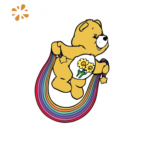 Care Bear Cloud Layered png, Care Bear png, Kids file Png, C - Inspire  Uplift