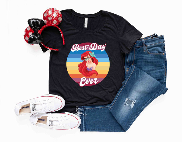 Disney Princess Ariel Shirt, Ariel Best Day Ever Shirts, Disney Ariel Shirt, Little Mermaid Shirt, Girls Disneyland Shirt, Magic Kingdom Tee - 3.jpg