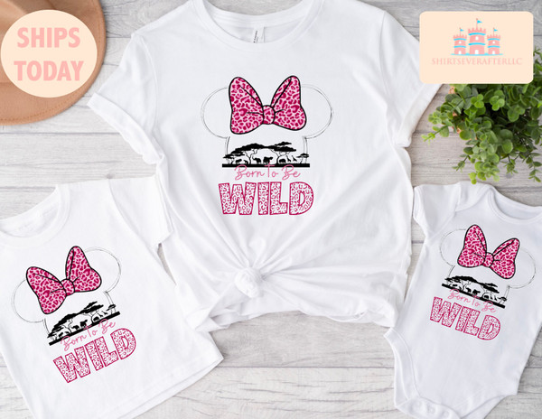 Born to Be Wild Disney Shirt Animal Kingdom Themed Disney T White 2XL Sweatshirt | Chef Naturelle