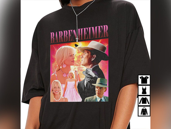 Comfort Colors® Barbenheimer Barbie Shirt, Barbenheimer Shirt, Comeon Baby Lets go party shirt, Oppenheimer Shirt, Funny Movie Tshirt - 2.jpg