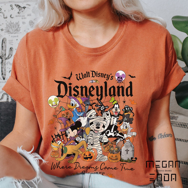 Disneyland Halloween Shirt Comfort Colors, Disney Halloween Skeleton Shirt, Disney Halloween Matching Shirt, Disney Family Vacation Shirts - 4.jpg