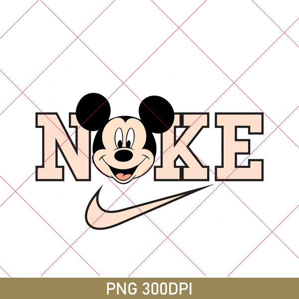 Vintage Mickey Nike PNG, Sport Mickey PNG, Logo Nike Mickey - Inspire ...