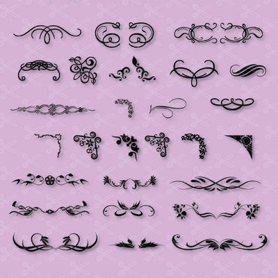 Decorative Elements Bundle Svg, Decorative Elements Svg, Decorative Elements Clipart, Decorative Elements Cricut Svg, Instant Download.jpg