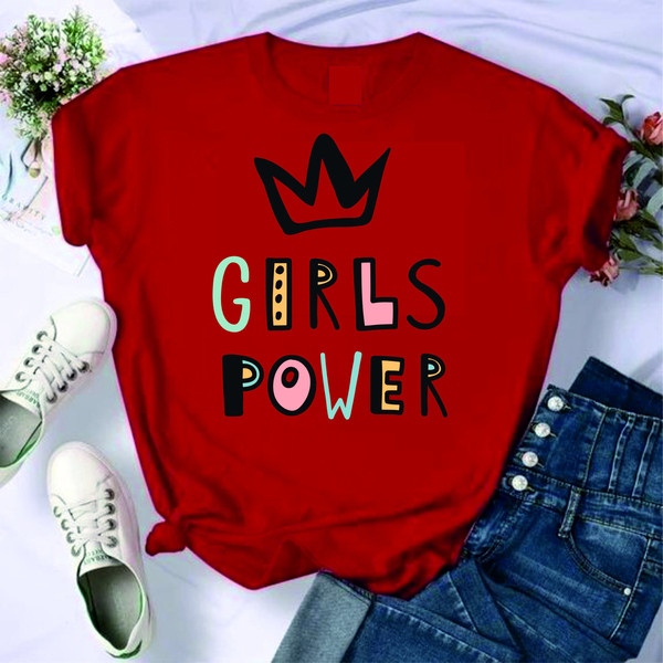 Girl Power SVG PNG Instant Digital Download Clipart Vector Outline Stencil - 3.jpg