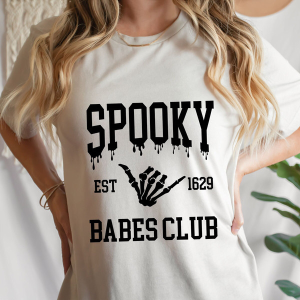 Spooky Babes Club svg, halloween svg, spooky svg, spooky season svg, funny halloween svg, witch svg, spooky vibes svg, halloween shirt svg - 1.jpg